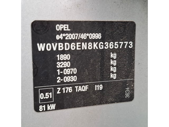 Personenauto, opel, astra 1.6 cdti, 2019 - afbeelding 63 van  75