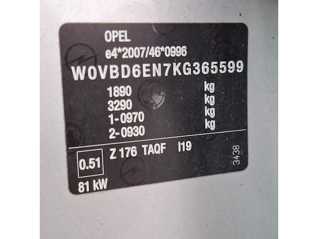 Personenauto, opel, astra 1.6 cdti, 2019 - afbeelding 59 van  78