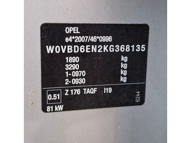 Personenauto, opel, astra 1.6 cdti, 2019 - afbeelding 59 van  75