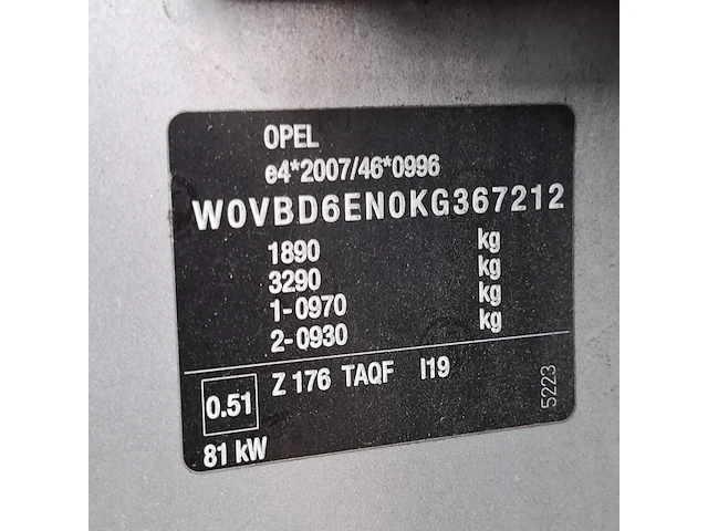 Personenauto, opel, astra 1.6 cdti, 2019 - afbeelding 60 van  74