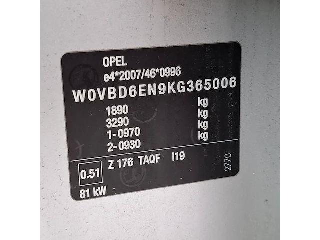 Personenauto, opel, astra 1.6 cdti, 2019 - afbeelding 58 van  69