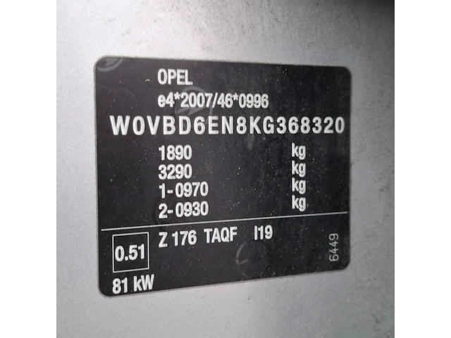 Personenauto, opel, astra 1.6 cdti, 2019 - afbeelding 58 van  72