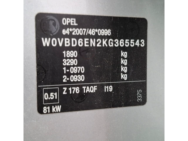 Personenauto, opel, astra 1.6 cdti, 2019 - afbeelding 60 van  75