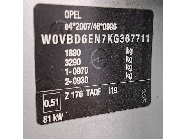 Personenauto, opel, astra 1.6 cdti, 2019 - afbeelding 58 van  71