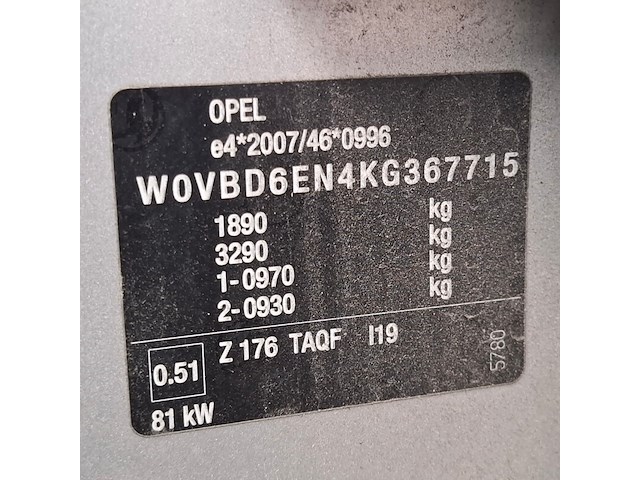 Personenauto, opel, astra 1.6cdti, 2019 - afbeelding 48 van  65