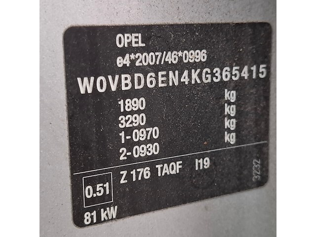 Personenauto, opel, astra 1.6d 120 jahrestart/stop, 2019 - afbeelding 60 van  74