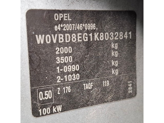 Personenauto, opel, astra, 2019 - afbeelding 40 van  58