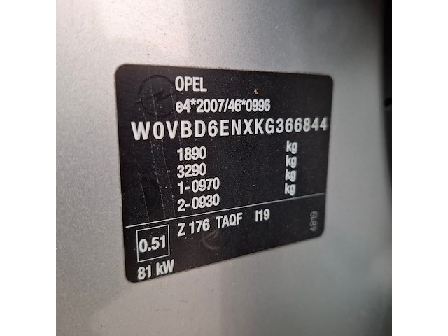 Personenauto, opel, astra, 2019 - afbeelding 58 van  75
