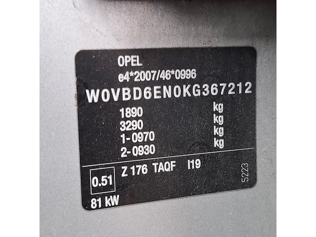 Personenauto, opel, astra, 2019 - afbeelding 60 van  74