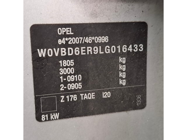 Personenauto, opel, astra, 2019 - afbeelding 47 van  64
