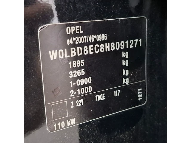 Personenauto, opel, astra sports tourer, 1.4 online edition, 2017 - afbeelding 60 van  73
