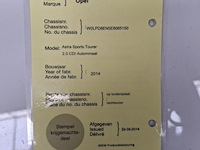 Personenauto, opel, astra sports tourer, 2014 - afbeelding 52 van  59