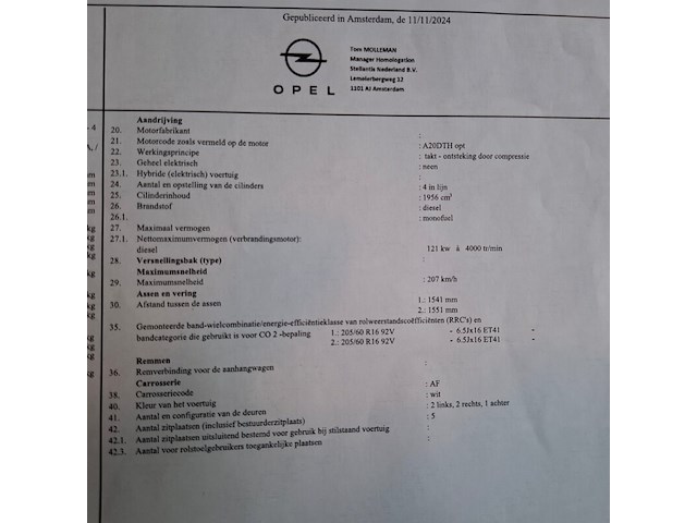 Personenauto, opel, astra sports tourer, 2015 - afbeelding 38 van  58