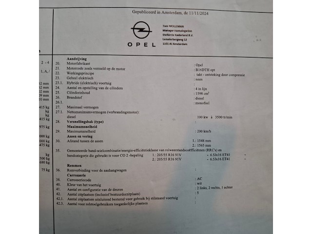 Personenauto, opel, astra sports tourer, 2018 - afbeelding 42 van  56