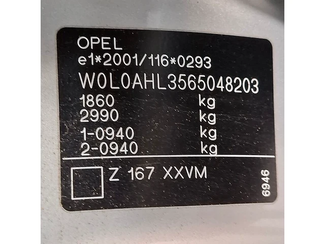 Personenauto, opel, astra wagon, 1.6 executive, 2005 - afbeelding 59 van  79