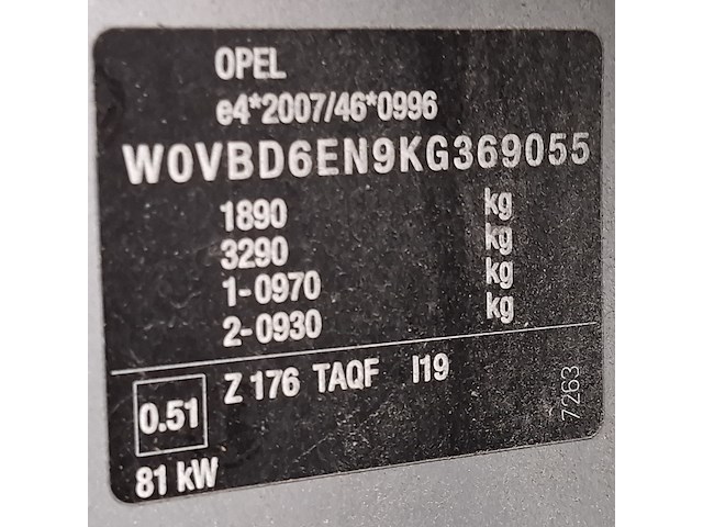 Personenauto, opel, astra - afbeelding 42 van  59