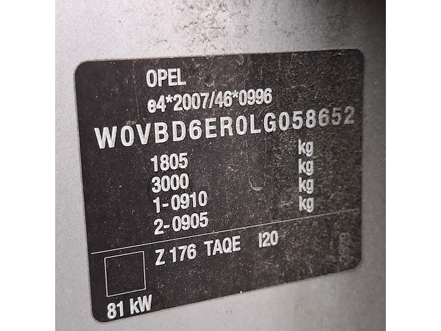 Personenauto, opel, astra - afbeelding 44 van  60