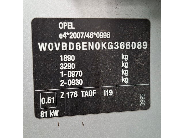 Personenauto, opel, astra - afbeelding 51 van  63