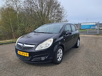 Personenauto, opel, corsa, zwart, 2009