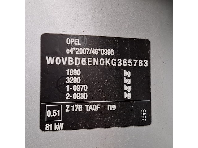 Personenauto, opel, signum, 2.2-16v executive, 2006 - afbeelding 36 van  53