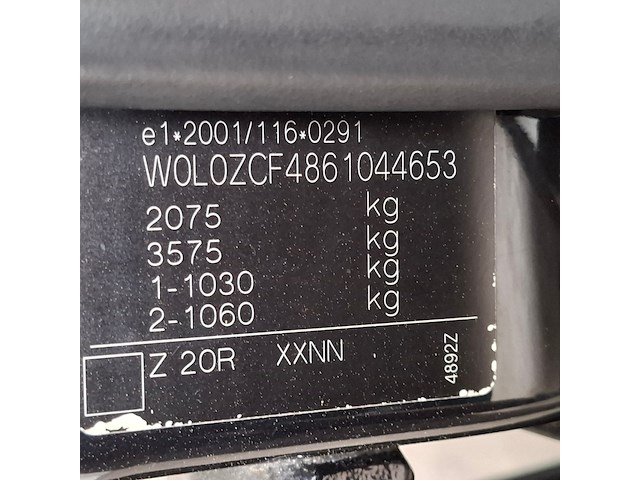 Personenauto, opel, signum, 2.2-16v executive, 2006 - afbeelding 51 van  64