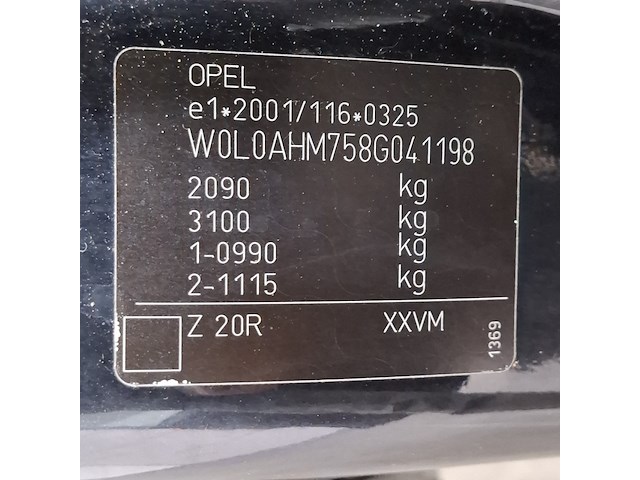 Personenauto, opel, zafira, 1.6 temptation, 2007 - afbeelding 33 van  55