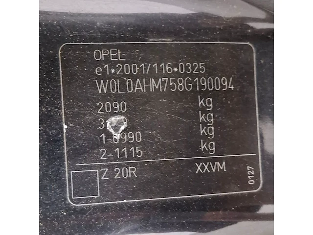 Personenauto, opel, zafira, 1.6 temptation, 2008 - afbeelding 55 van  73
