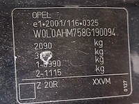Personenauto, opel, zafira, 1.6 temptation, 2008 - afbeelding 55 van  73