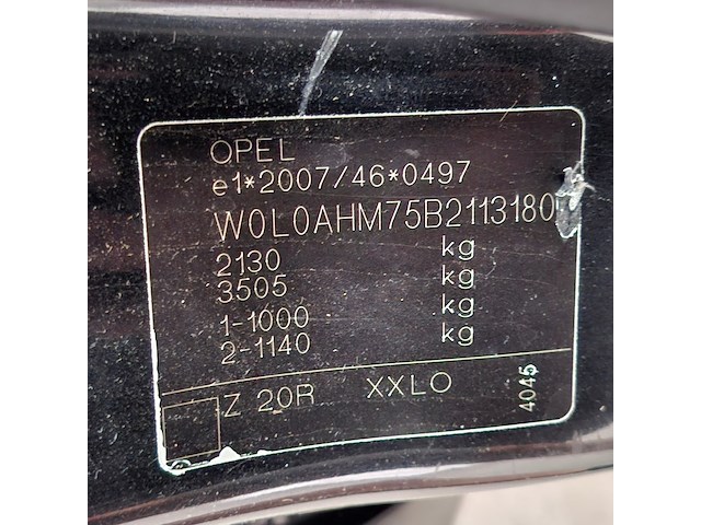 Personenauto, opel, zafira, 1.8 cosmo, 2011 - afbeelding 57 van  78