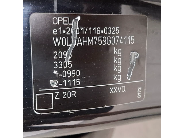 Personenauto, opel, zafira 7p, 2009 - afbeelding 60 van  74