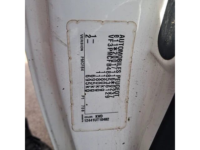 Personenauto, peugeot, 107, 1.0-12v xr, 2011 - afbeelding 37 van  42