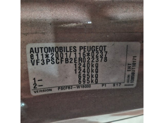 Personenauto, peugeot, 108, 2014 - afbeelding 53 van  75
