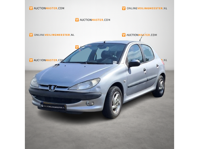 Personenauto, peugeot, 206, 1.4 gentry, grijs, 1999 - afbeelding 1 van  12
