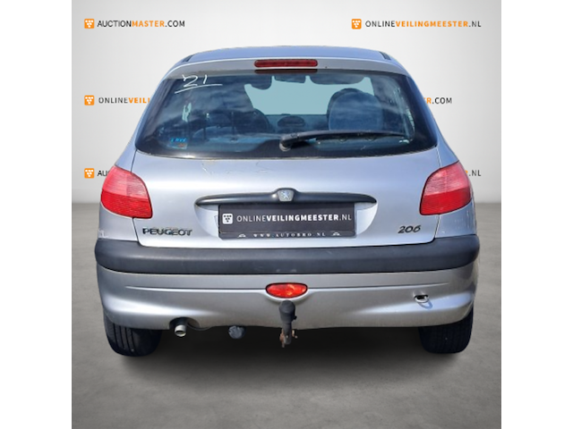Personenauto, peugeot, 206, 1.4 gentry, grijs, 1999 - afbeelding 7 van  12