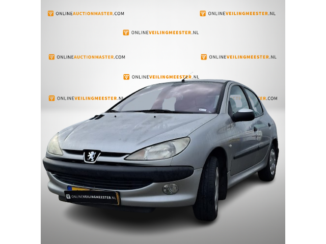 Personenauto, peugeot, 206, 1.4 gentry, grijs, 2001 - afbeelding 1 van  15