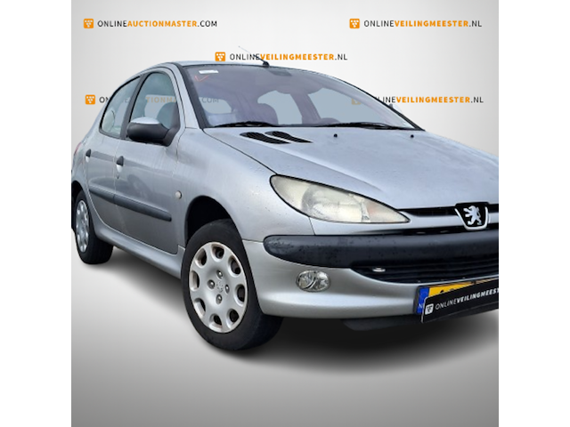 Personenauto, peugeot, 206, 1.4 gentry, grijs, 2001 - afbeelding 9 van  15