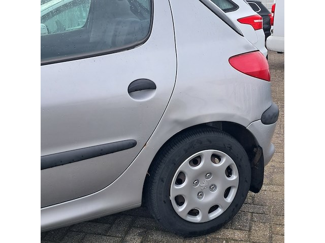 Personenauto, peugeot, 206, 1.4 gentry, grijs, 2001 - afbeelding 13 van  15