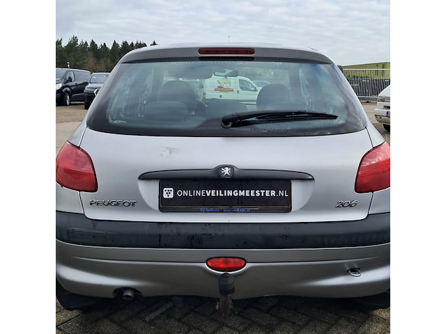 Personenauto, peugeot, 206, 1.4 gentry, grijs, 2001 - afbeelding 14 van  15
