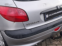 Personenauto, peugeot, 206, 1.4 gentry, grijs, 2001 - afbeelding 15 van  15