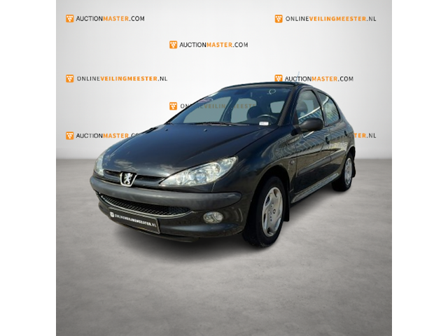 Personenauto, peugeot, 206, 1.6-16v gentry, zwart, 2003 - afbeelding 1 van  13