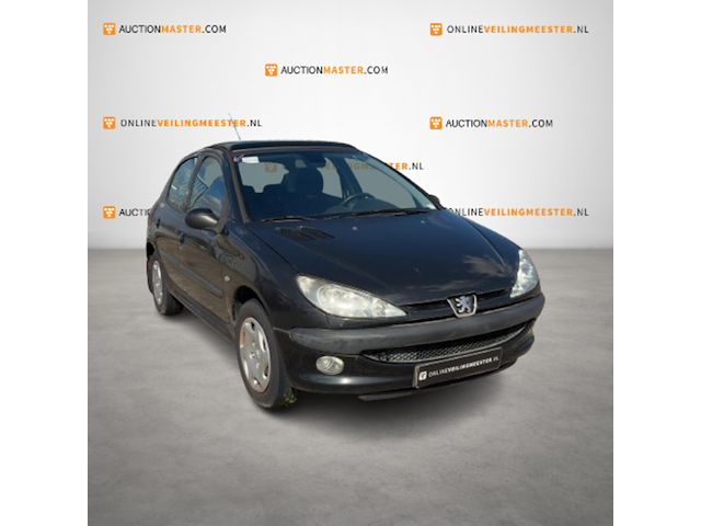 Personenauto, peugeot, 206, 1.6-16v gentry, zwart, 2003 - afbeelding 7 van  13