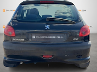 Personenauto, peugeot, 206, 1.6-16v gentry, zwart, 2003 - afbeelding 8 van  13