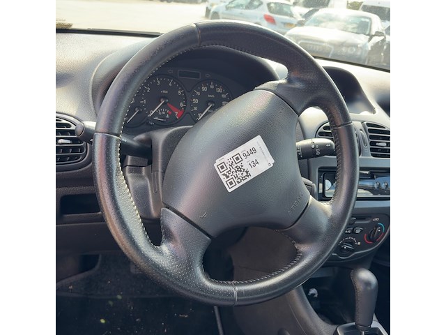 Personenauto, peugeot, 206, 1.6-16v gentry, zwart, 2003 - afbeelding 11 van  13
