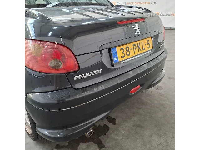 Personenauto, peugeot, 206 cc, 1.6-16v, 2003 - afbeelding 47 van  71