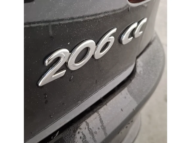Personenauto, peugeot, 206 cc, 1.6-16v, 2003 - afbeelding 63 van  71