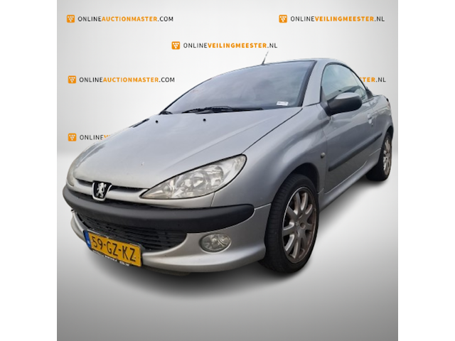 Personenauto, peugeot, 206 cc 2.0-16v, 2001 - afbeelding 1 van  2