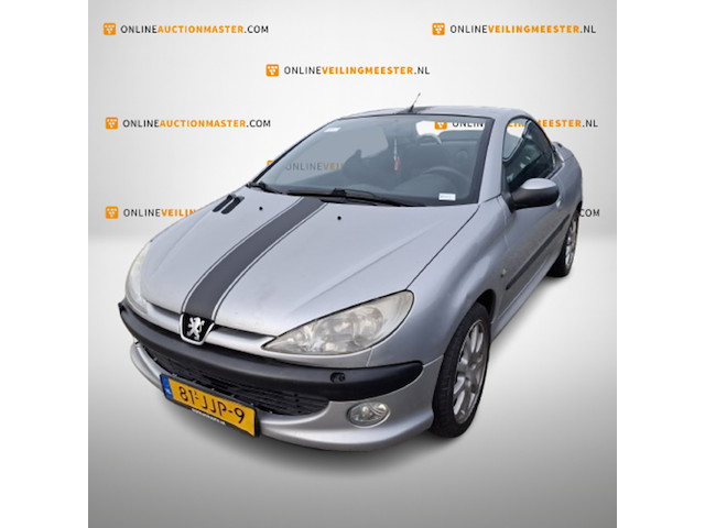 Personenauto, peugeot, 206 cc 2.0-16v, 2002 - afbeelding 1 van  2