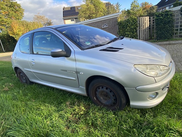 Personenauto , peugeot, 206, grijs, 9-2004 - afbeelding 10 van  12