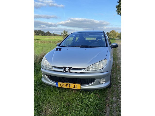 Personenauto peugeot, 206, grijs, bouwjaar 9-2004 - afbeelding 7 van  12