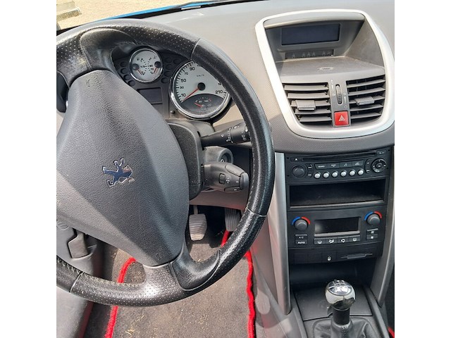 Personenauto, peugeot, 207, 1.4-16v xs pack, zwart, 2007 - afbeelding 3 van  14
